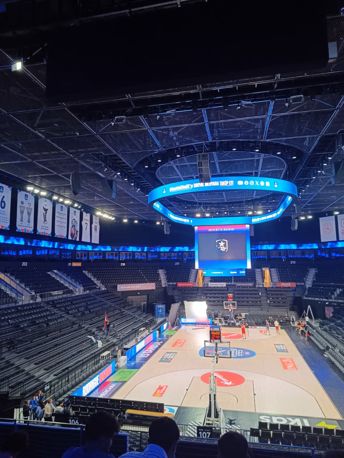 Arena sahnesi çekim günü