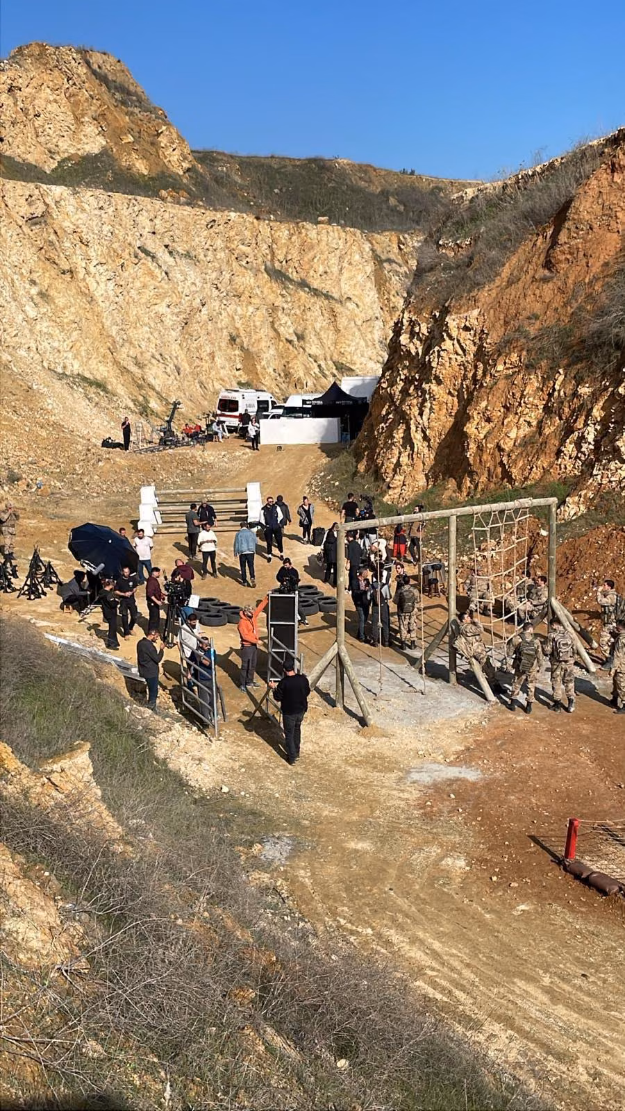 Dış mekân set kurulumu